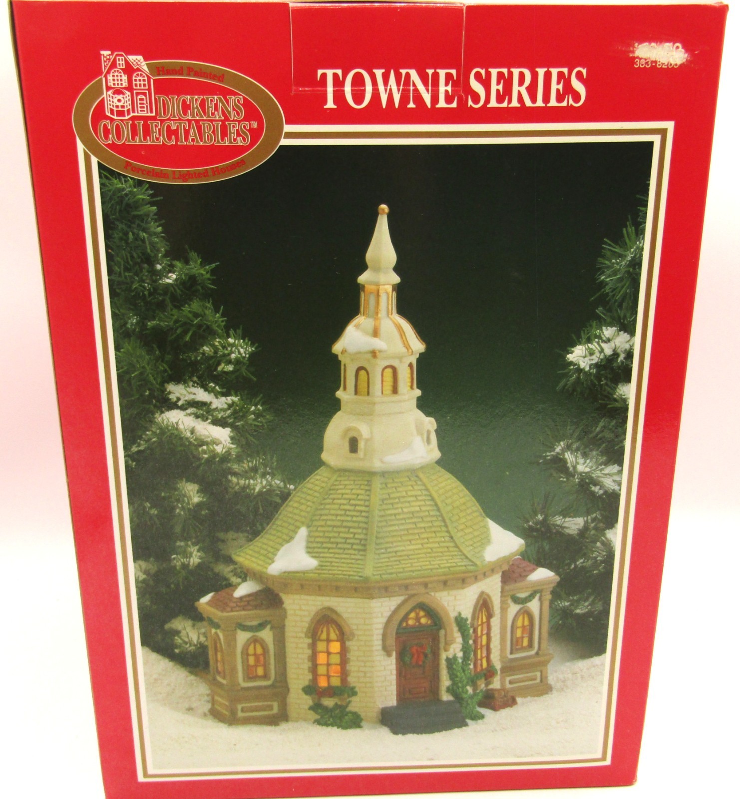 Dickens Collectable Towne Series Church Porcelain House Steeple 1997