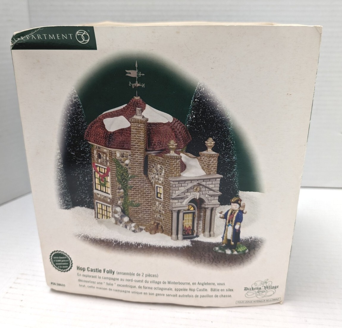 Department 56 – Limited Edition of 5600 Hop Folly Castle Missing 1 PC