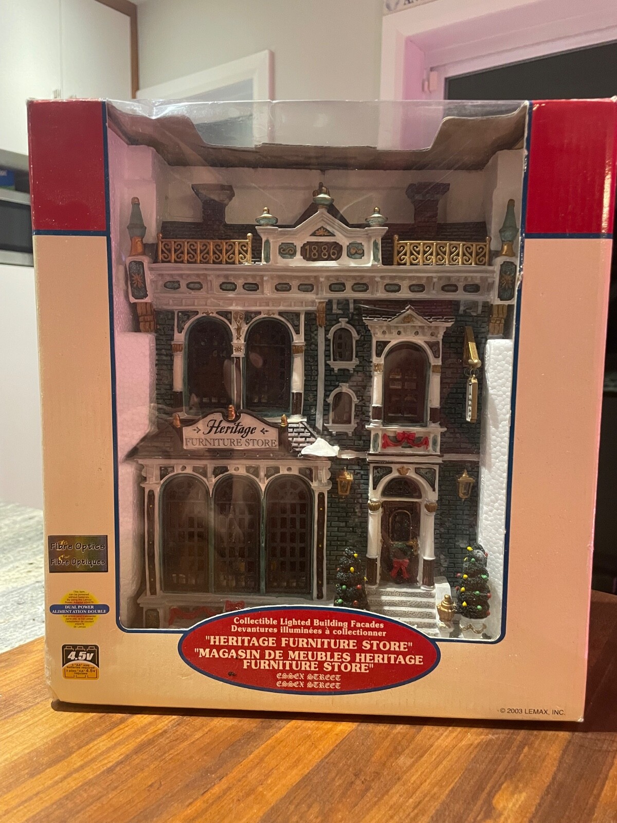LEMAX Heritage Furniture Store Essex Street Lighted Christmas Village 35842A