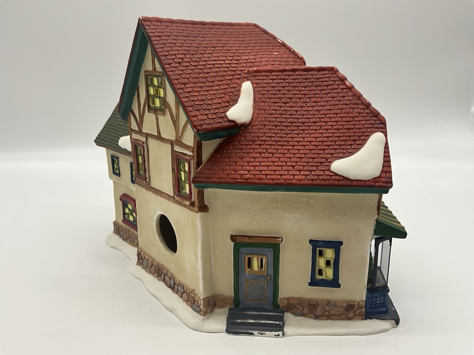Holiday Time Walton’s 5 & 10 Lighted Christmas Village Building Vtg 1990s