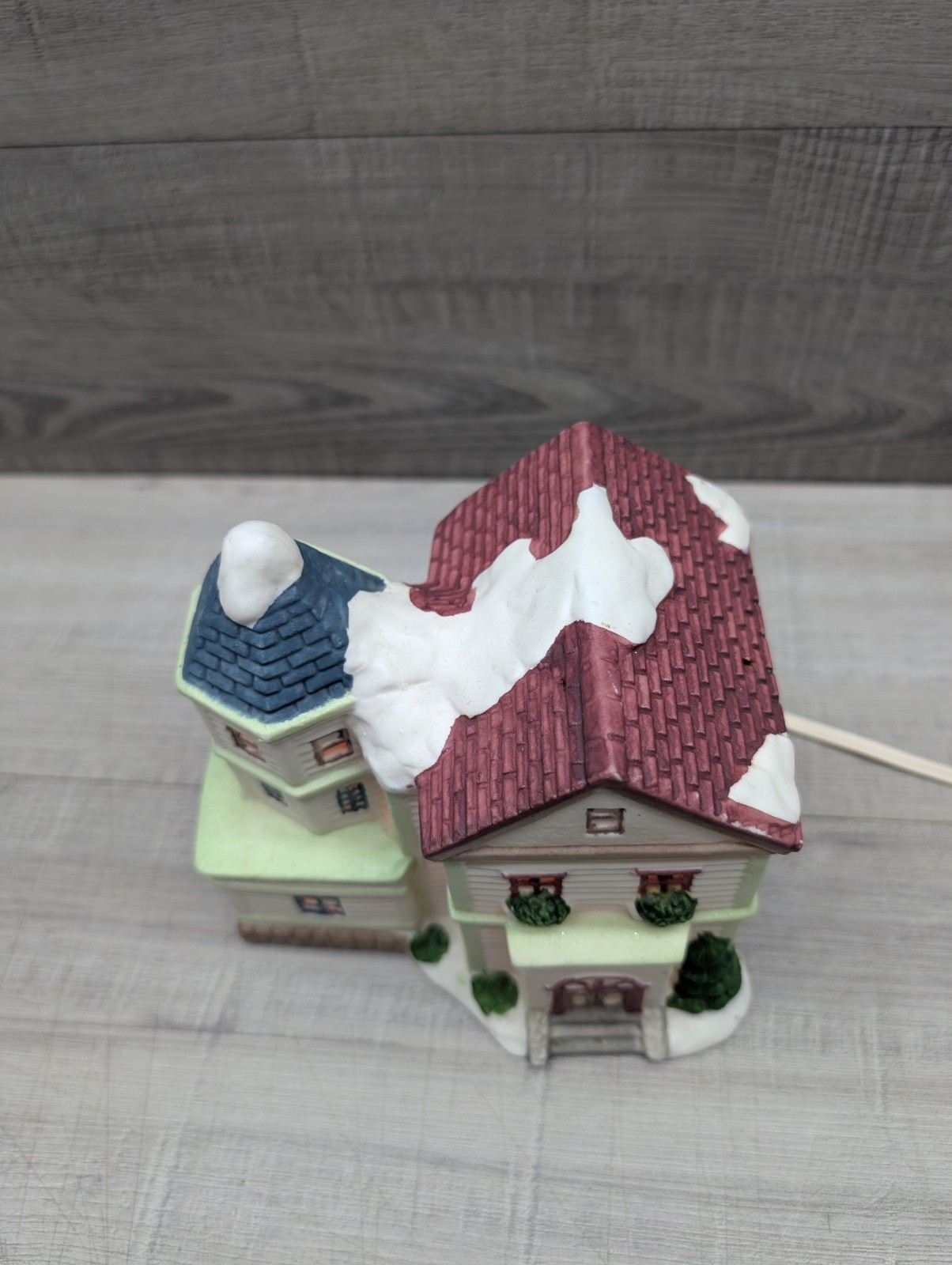 Vintage Kmart Trim A House Holiday Home Memories. White Porcelain House