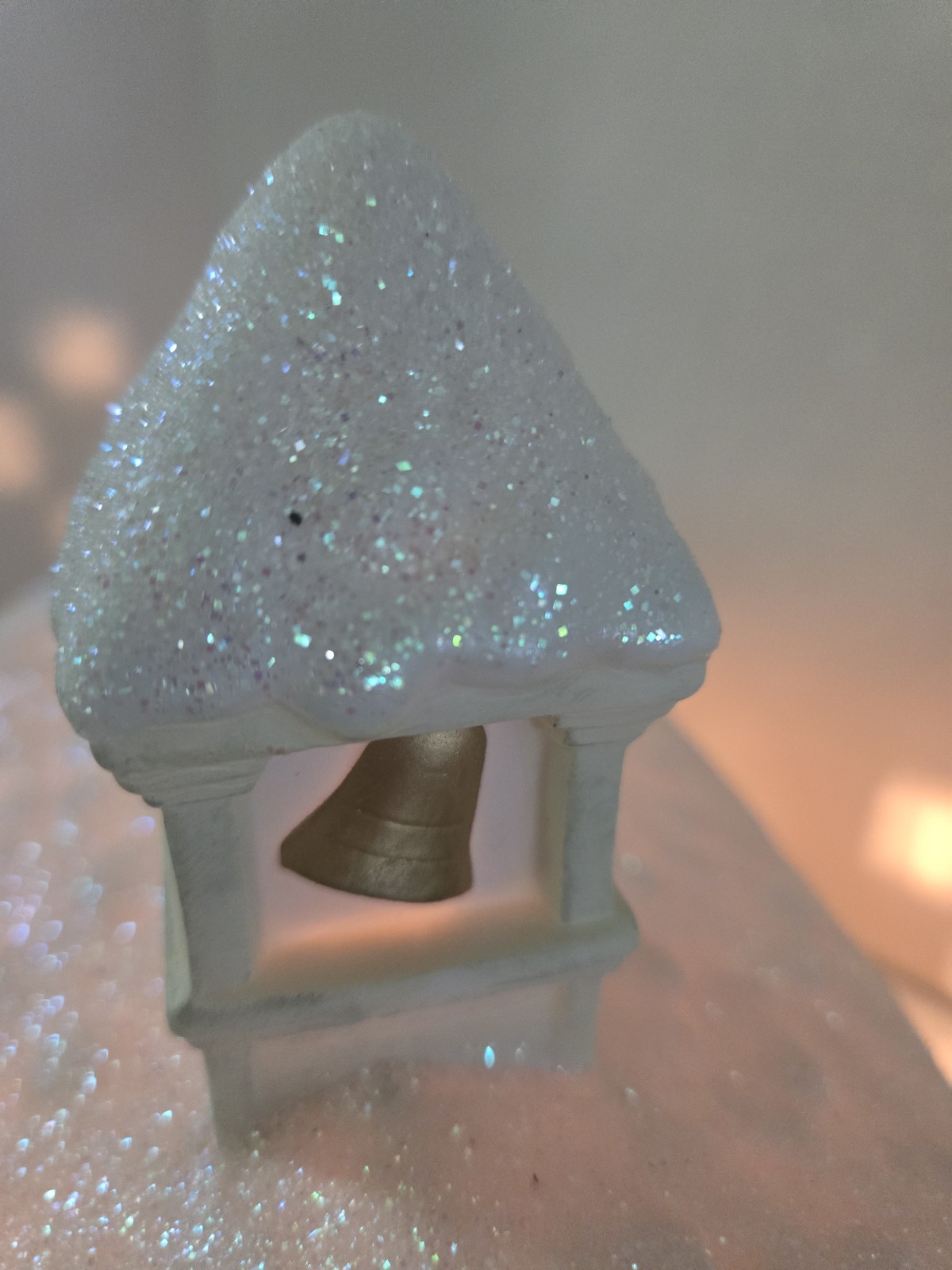 Snow Church Bedford Falls Christmas Village Ceramic It’s a Wonderful Life