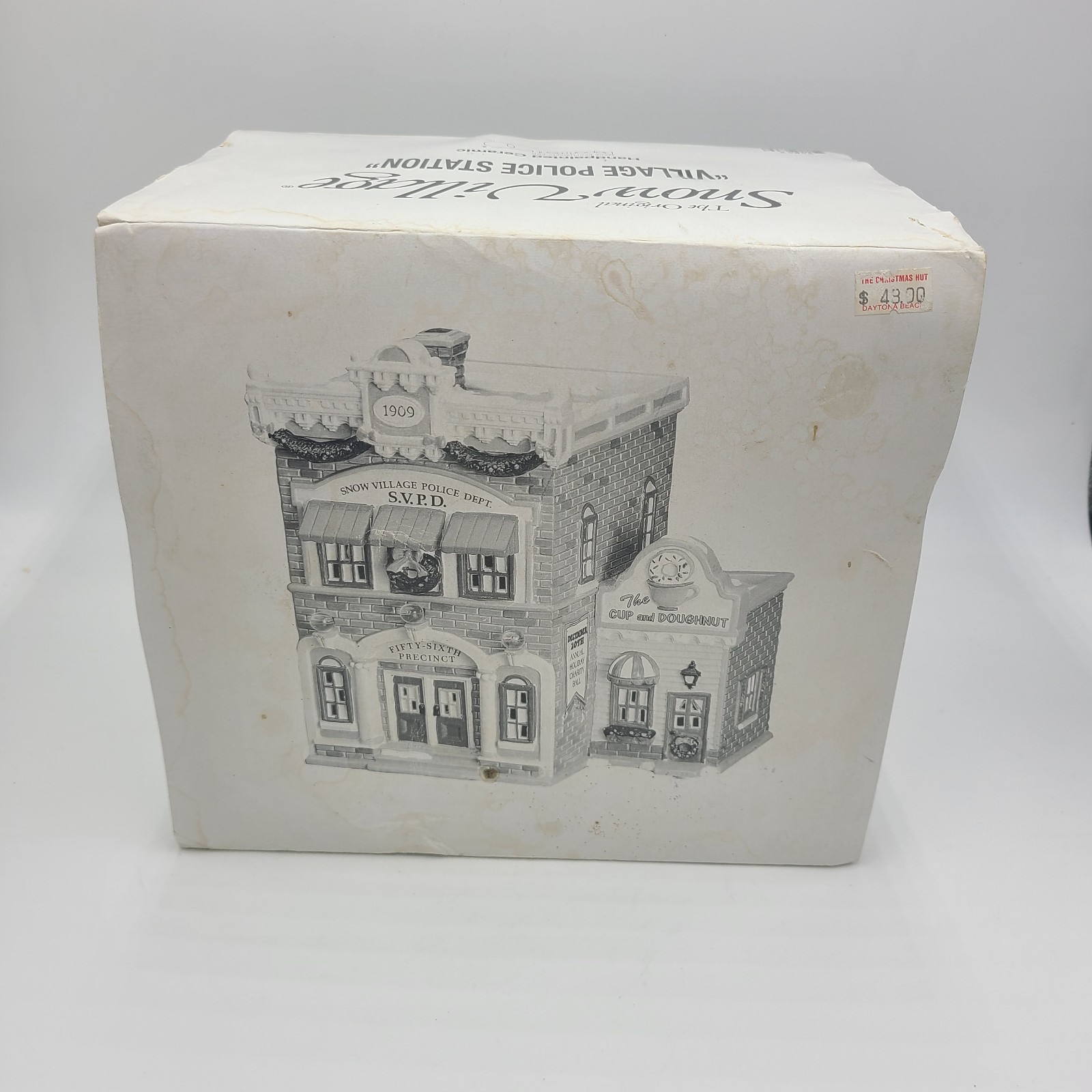 Dept 56 The Original Snow Village “Village Police Station” #54853 Retired EUC