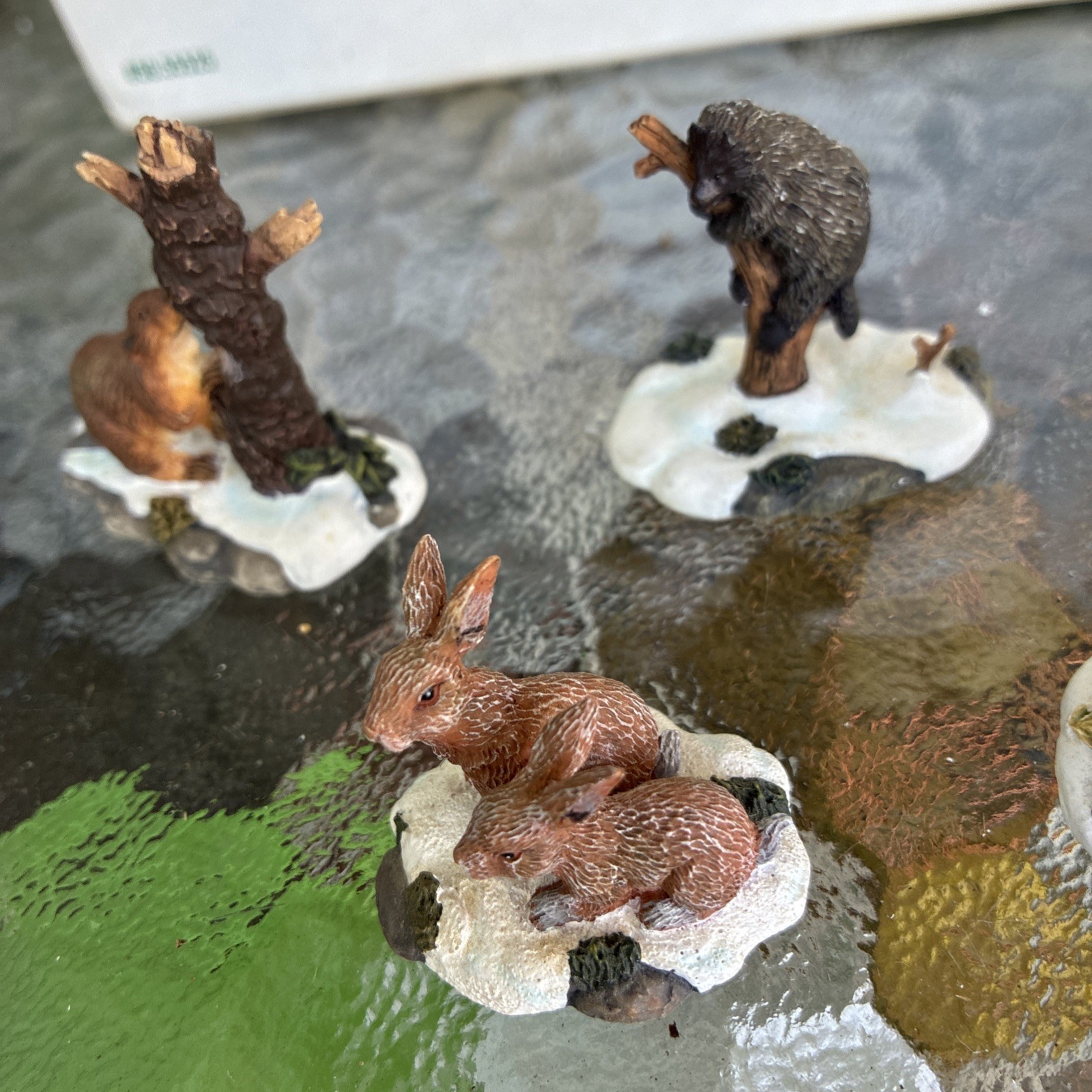 Department 56  Accessories WOODLAND WILDLIFE ANIMALS-Small (set of 4 ) 55525