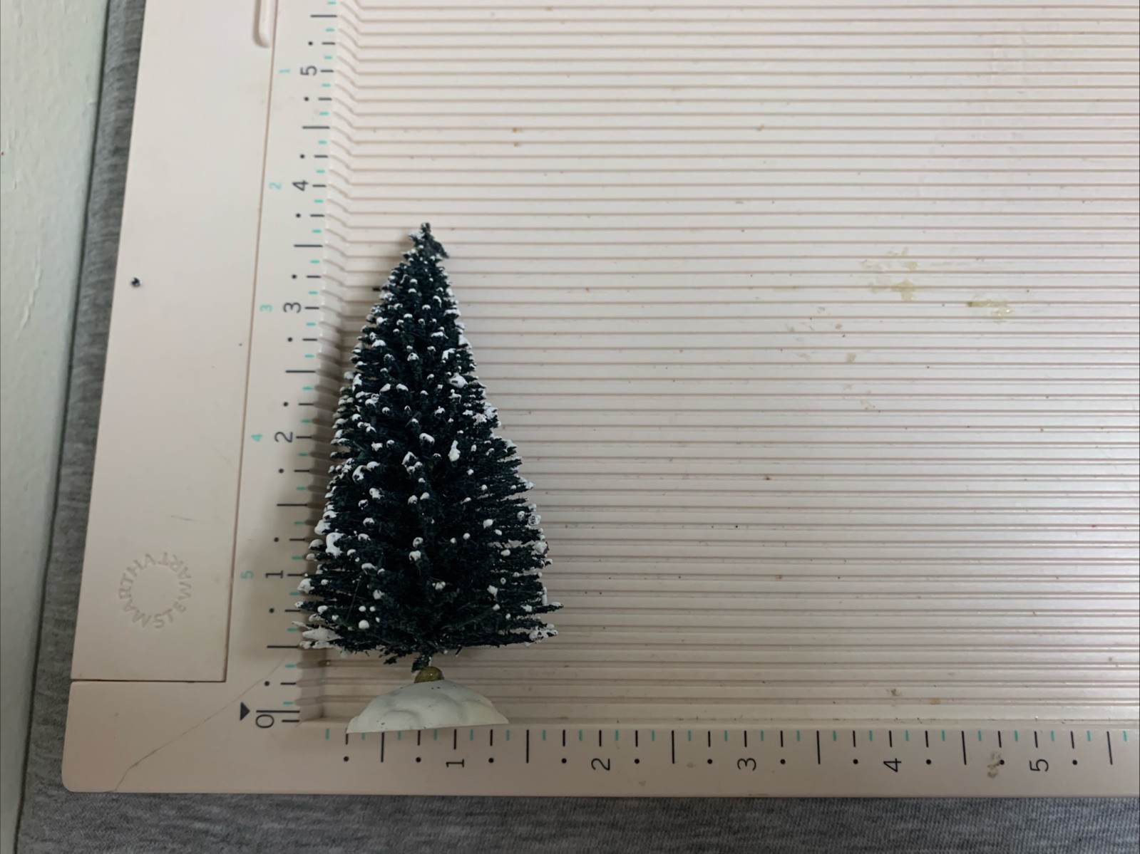 Vintage Lemax Christmas Village 4” Pine Tree Lot of 6