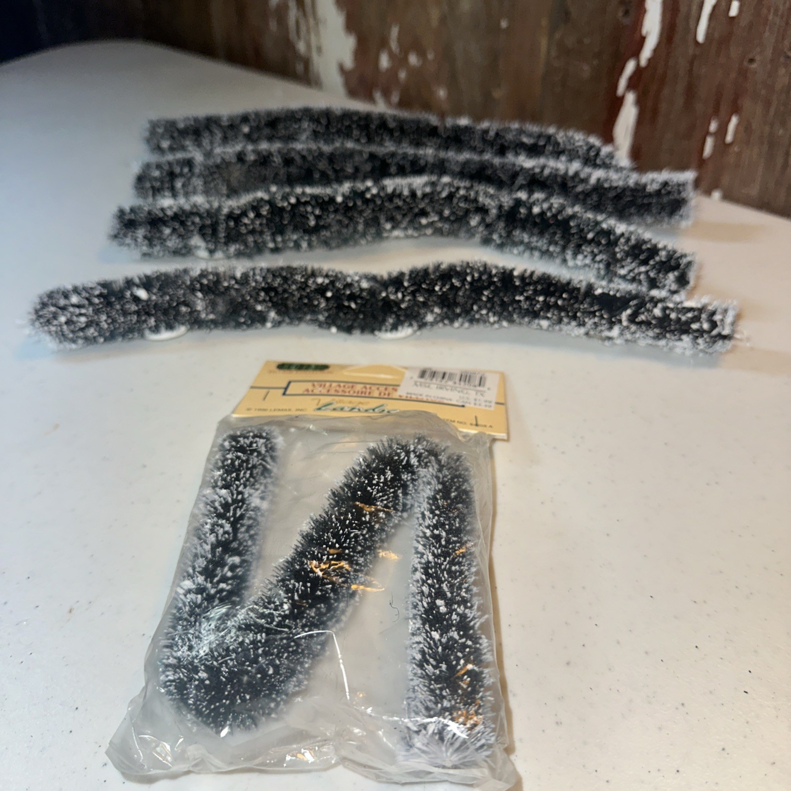 Lemax Flexible Sisal Hedge 12” Long Each 4 Pre Owned 1 New In Package 5 Total