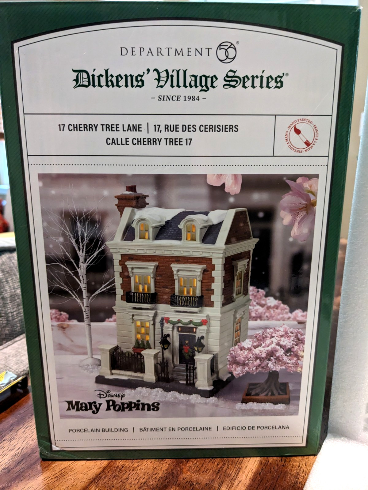 Dept 56 17 CHERRY TREE LANE FIRST EDITION Dickens Village Mary Poppins 6014729FE