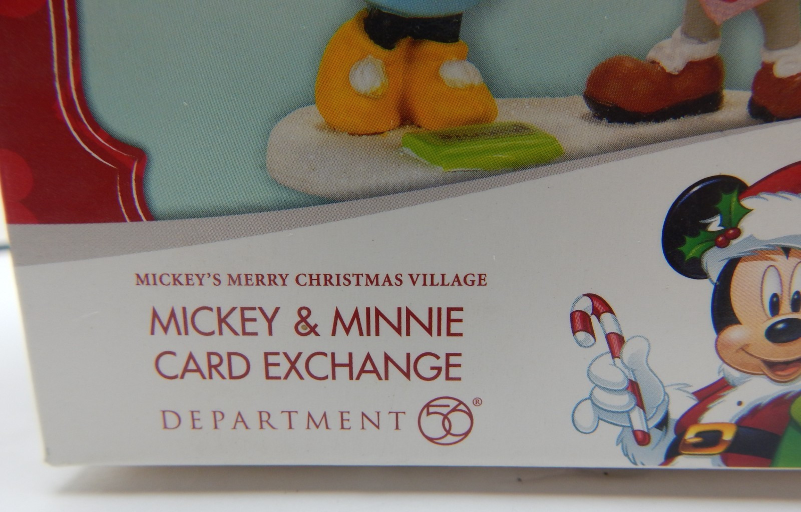 Dept 56 Mickey’s Merry Christmas Village Mickey & Minnie Card Exchange #4057264