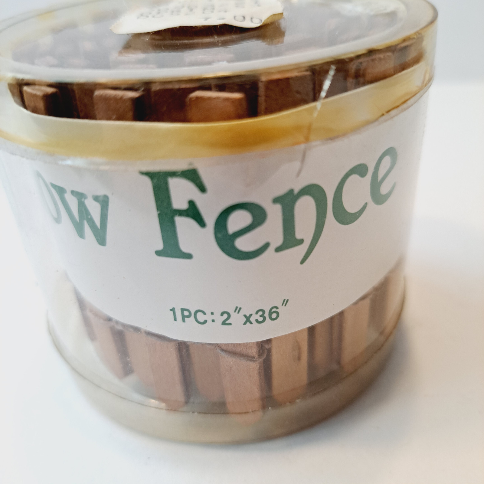Vintage Dept. 56 Village Snow Fence 1PC: 2″ x 36″ #5204-3 Brown
