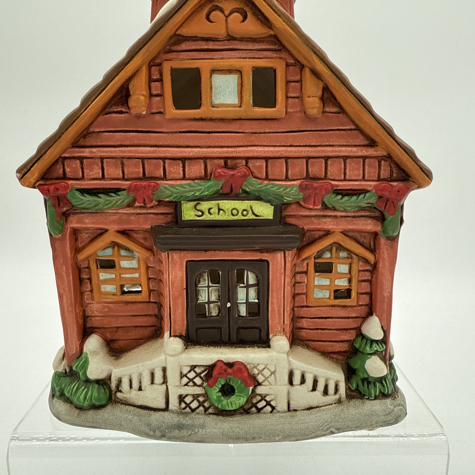 Lefton Colonial Village Schoolhouse #05821, 1986 by Byron Wood