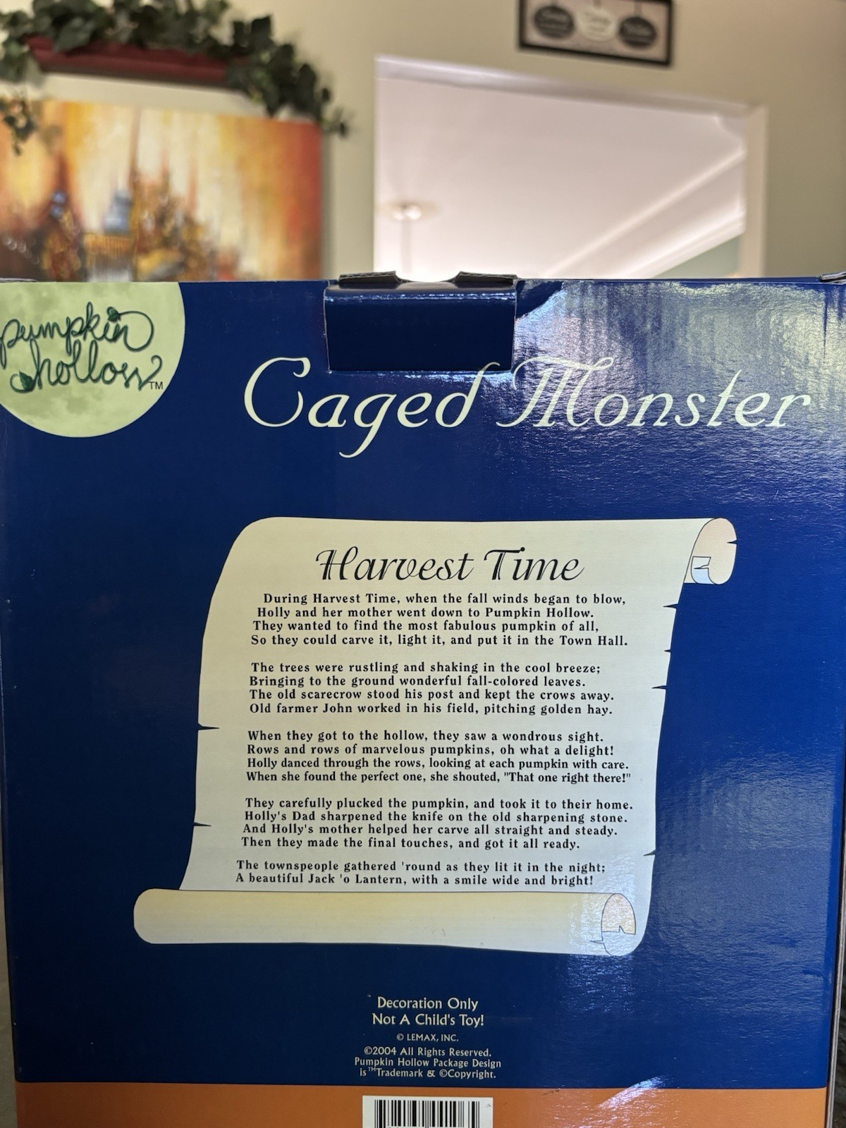 Lemax Caged Monster Spooky Town Collection