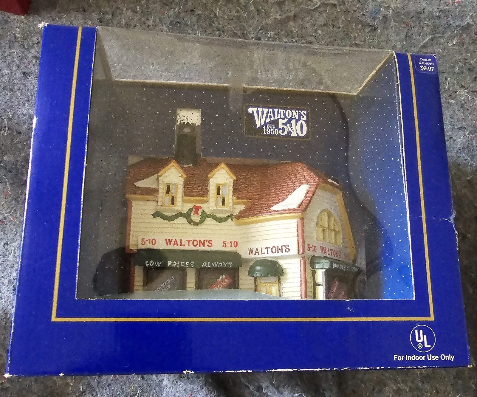 Holiday Time Waltons 5&10 collectors ed lighted house
