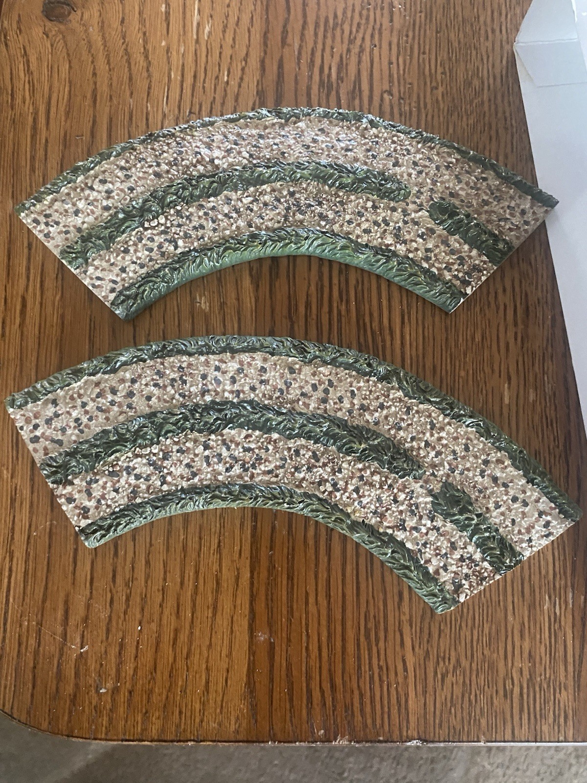 Dept 56 Village Accessories Woodland Road Curved Set of 2 Christmas