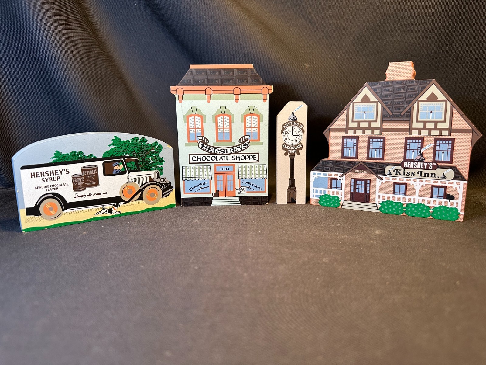 The Cat’s Meow Hershey’s Wood Shelf Sitters Set of 4 Jaline ’99
