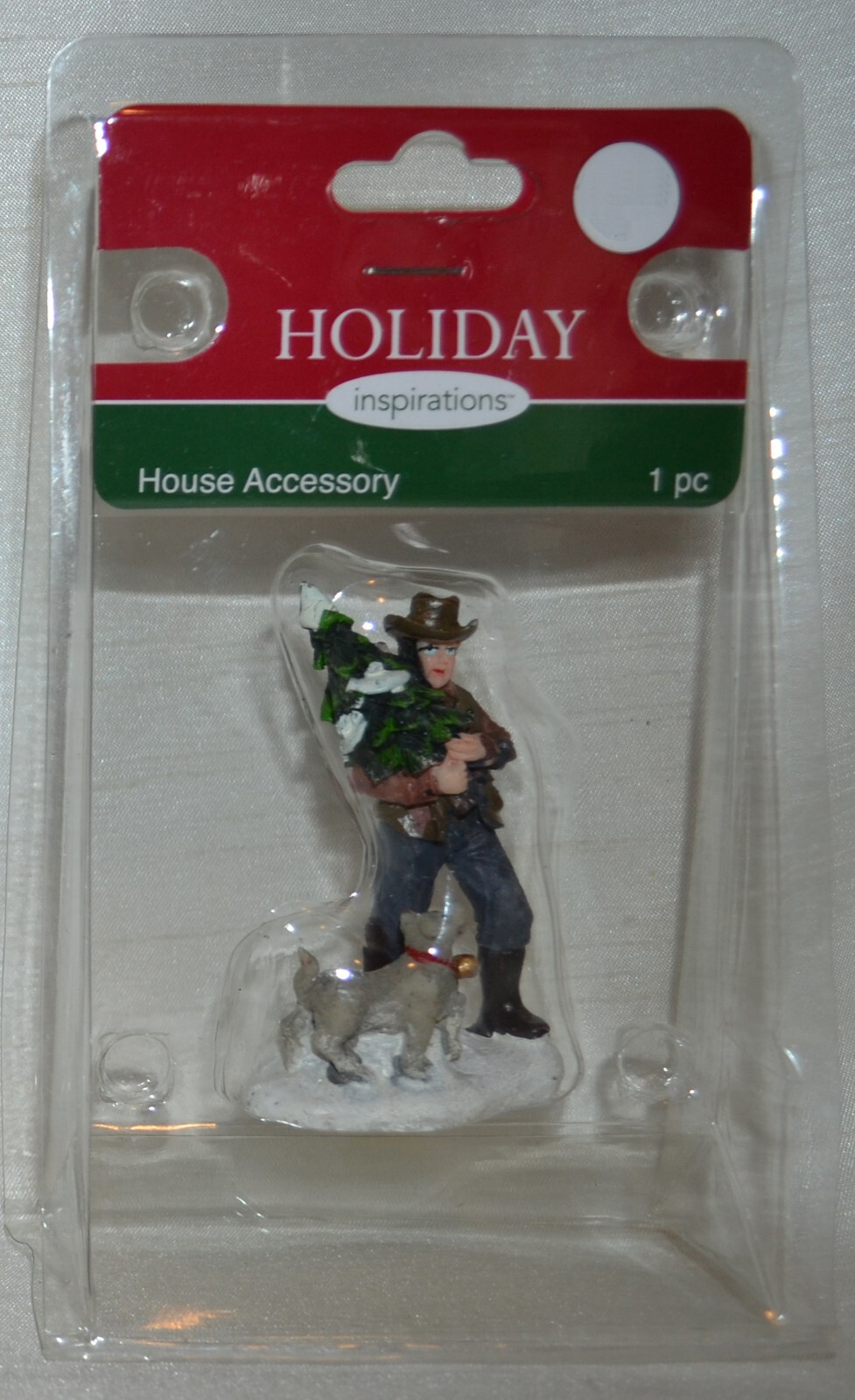 Christmas Village~Holiday Inspirations~Cowboy~Tree~Dog~Jo-Ann~#1094-5012~NEW