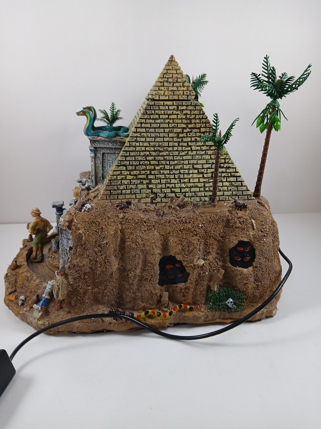 2008 Lemax Spooky Town Haunted Pyramid 84770 For Parts AS IS