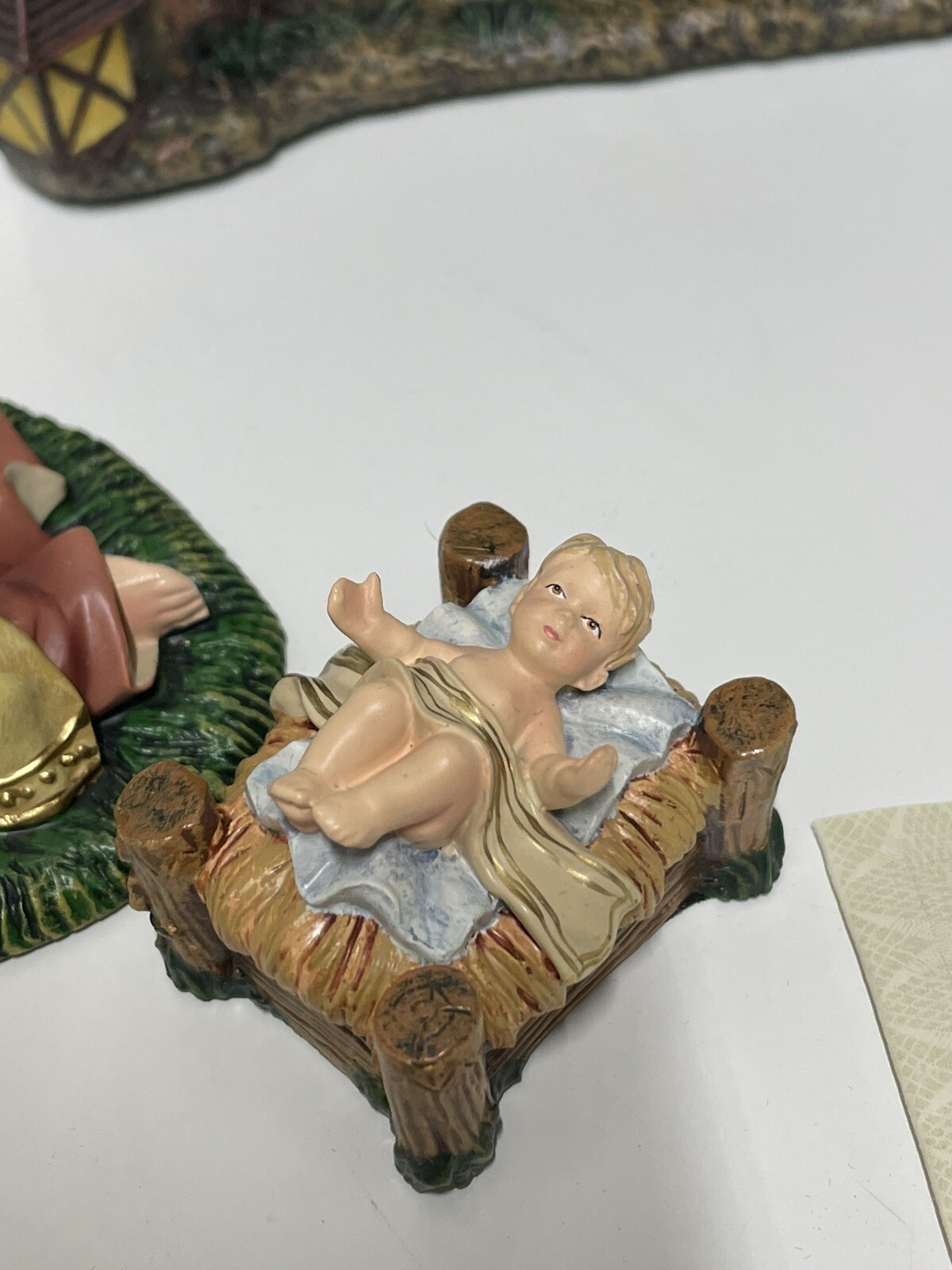 Hawthorne Village Thomas Kinkade Holy Family Mary Joseph Baby Jesus Creche 2007