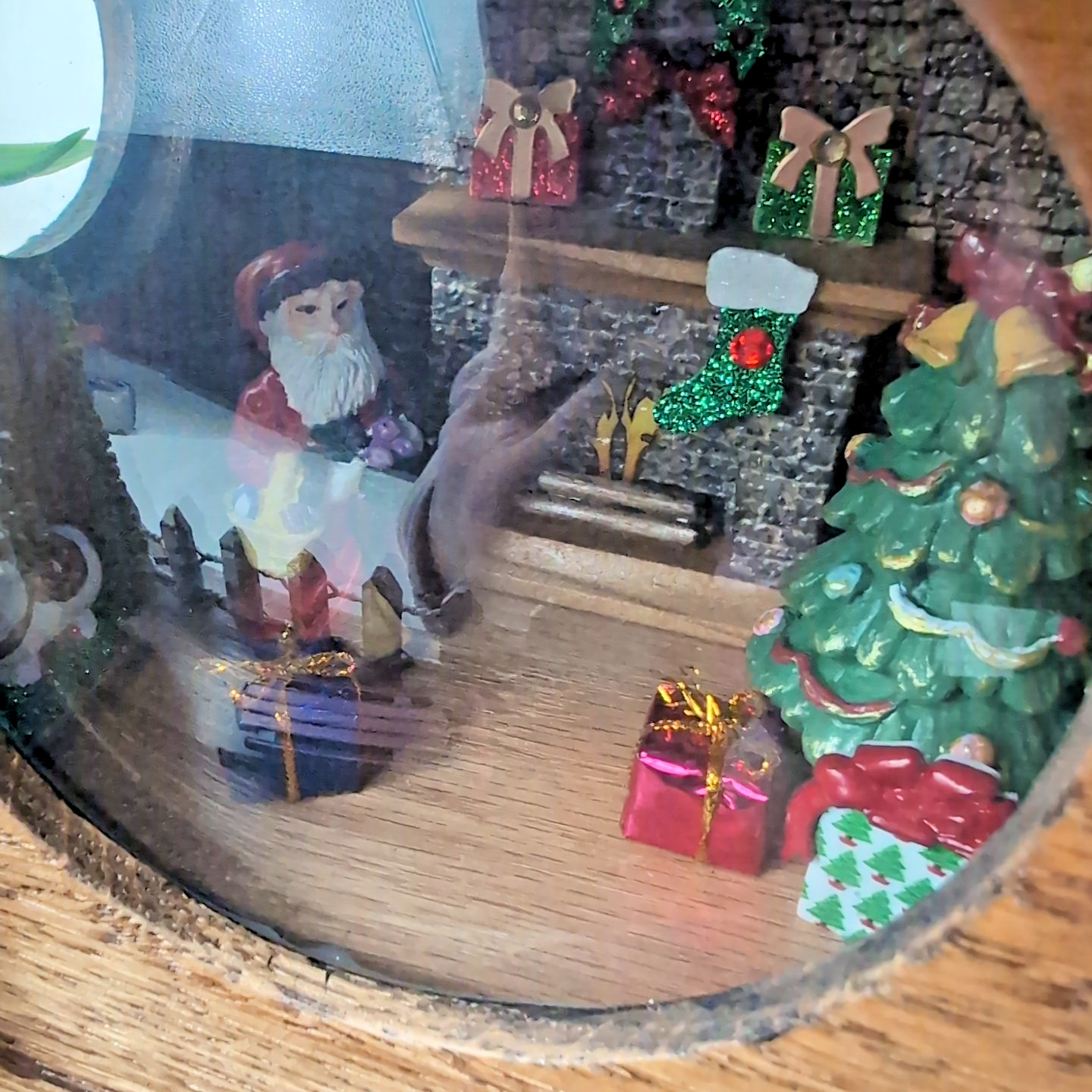 Handmade Old World European Christmas French Wine Crate 12″ Cottage Cabin LIGHTS