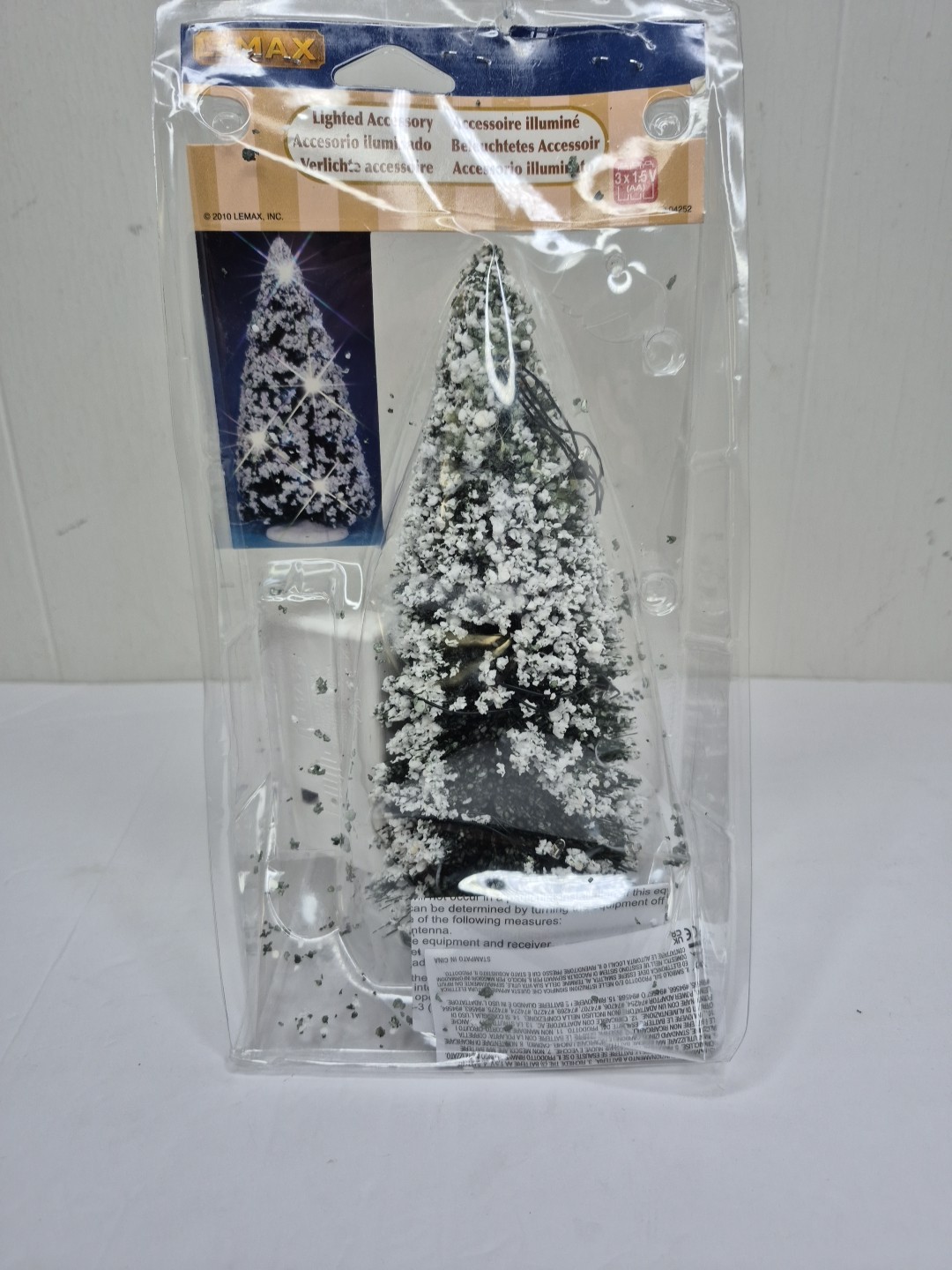 Lemax 2010 Sparkling Winter Tree, General Product #04252 Magical Winter 9″