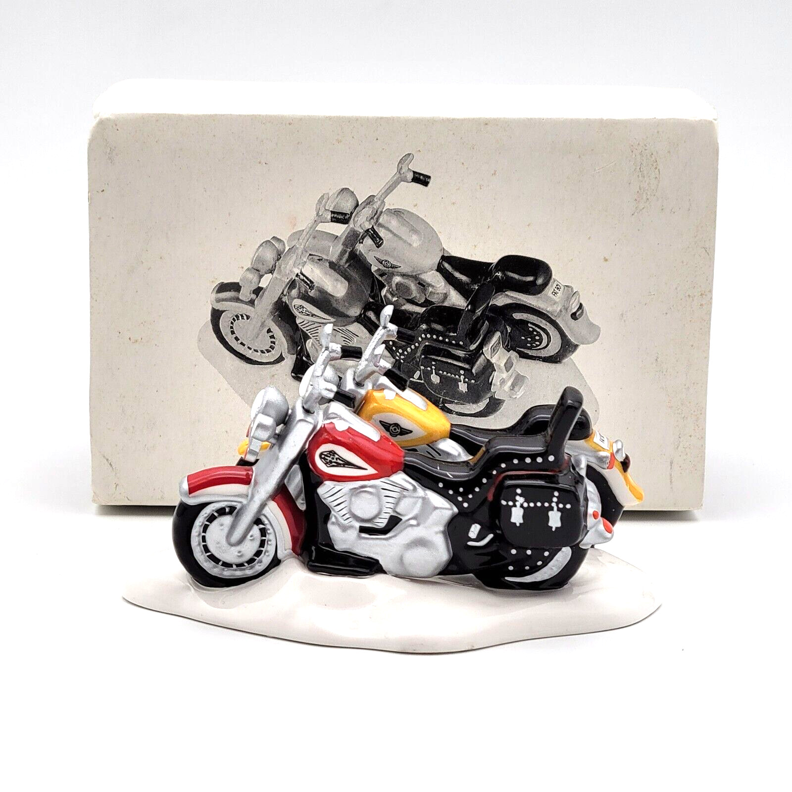Department 56 Harley-Davidson Fat Boy & Soft Tail 54900 In Original Box