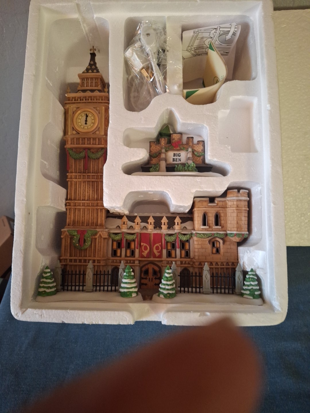 Department 56 Dickens Village Historical Landmark Christmas “Big Ben” Decor…