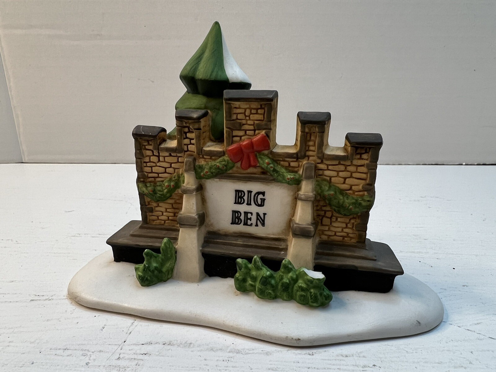 Department 56 Dickens Historical Landmark Series Big Ben #58341 SIGN ONLY READ!