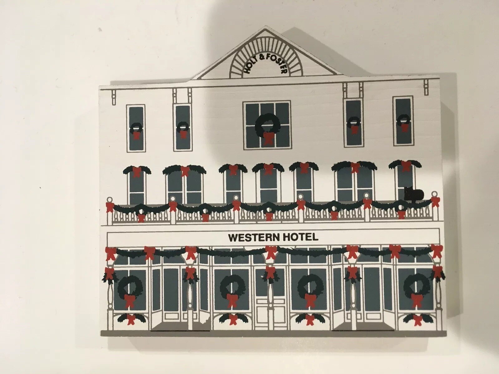 1991 Cat’s Meow Village – Rocky Mountain Christmas – WESTERN HOTEL – 8 of 21