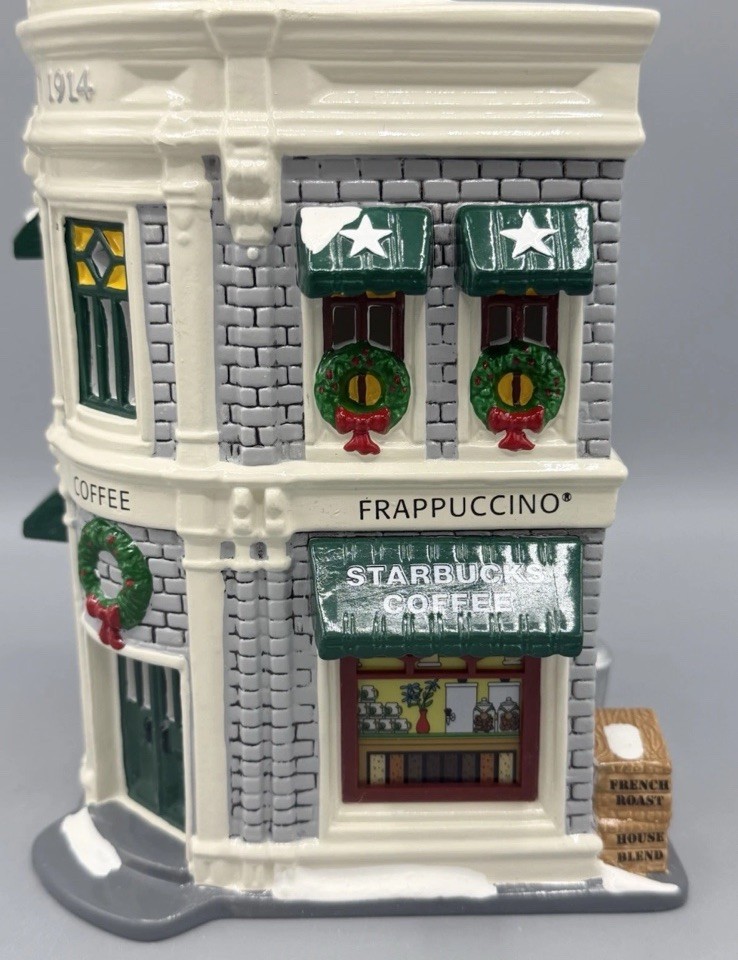 Department 56 Starbucks Coffee Shop The Original Snow Village Lighted No. 54859
