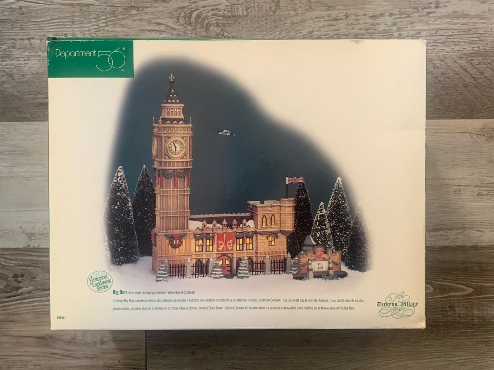 Big Ben Department 56 Dickens Historical Landmark Series #58341 Retired Vintage