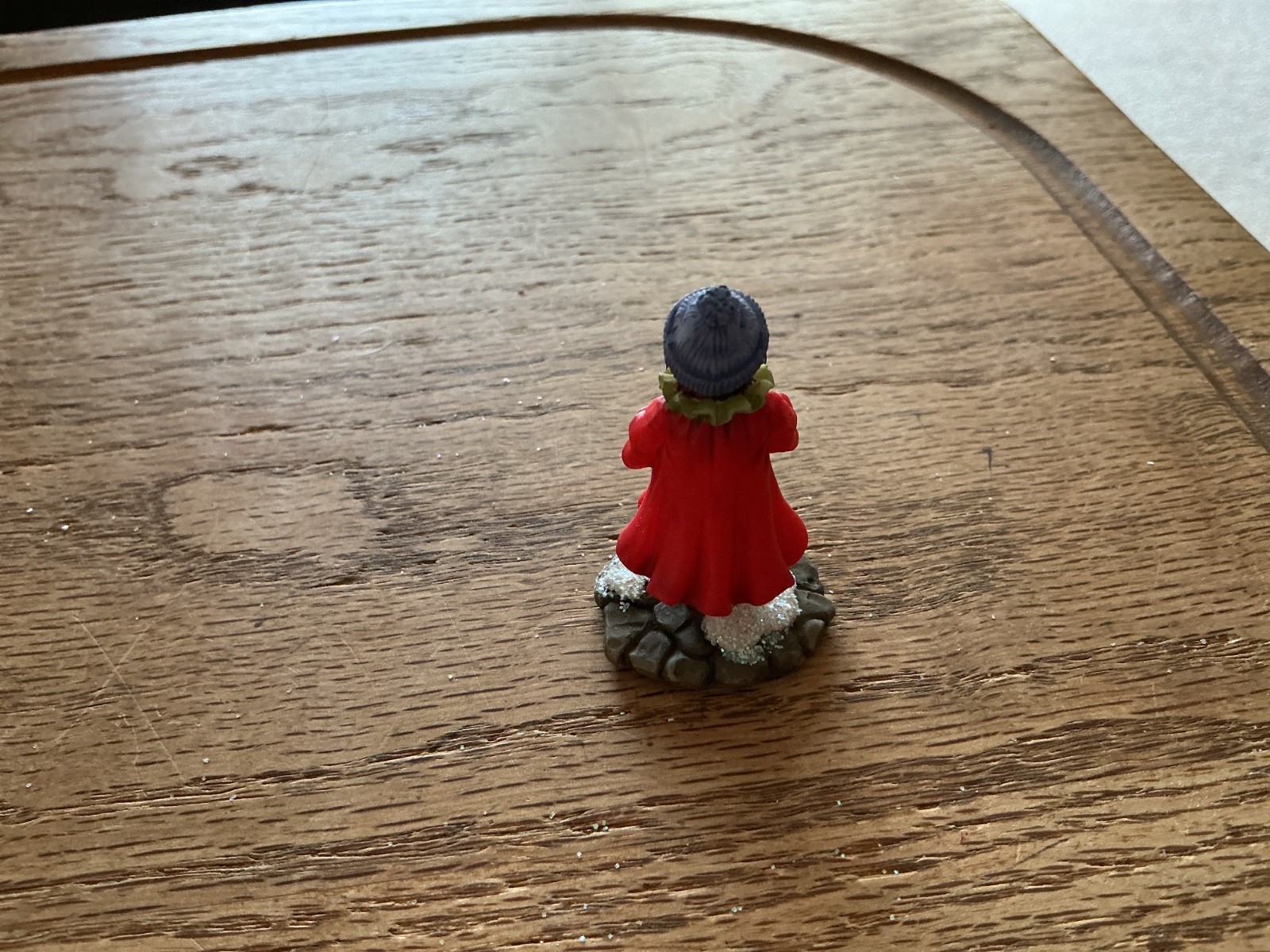 Vtg O’Well Girl Caroling Figure Christmas Village Accessory 1.25” Cute Nice