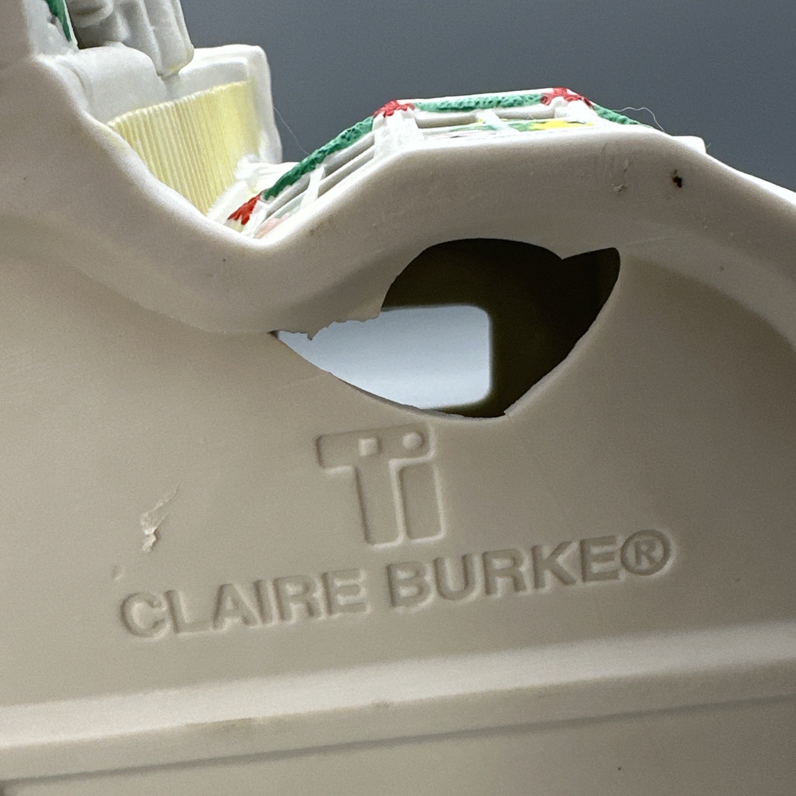 Claire Burke Christmas Memories Porcelain Incense House Vintage 1987 SEE 1313
