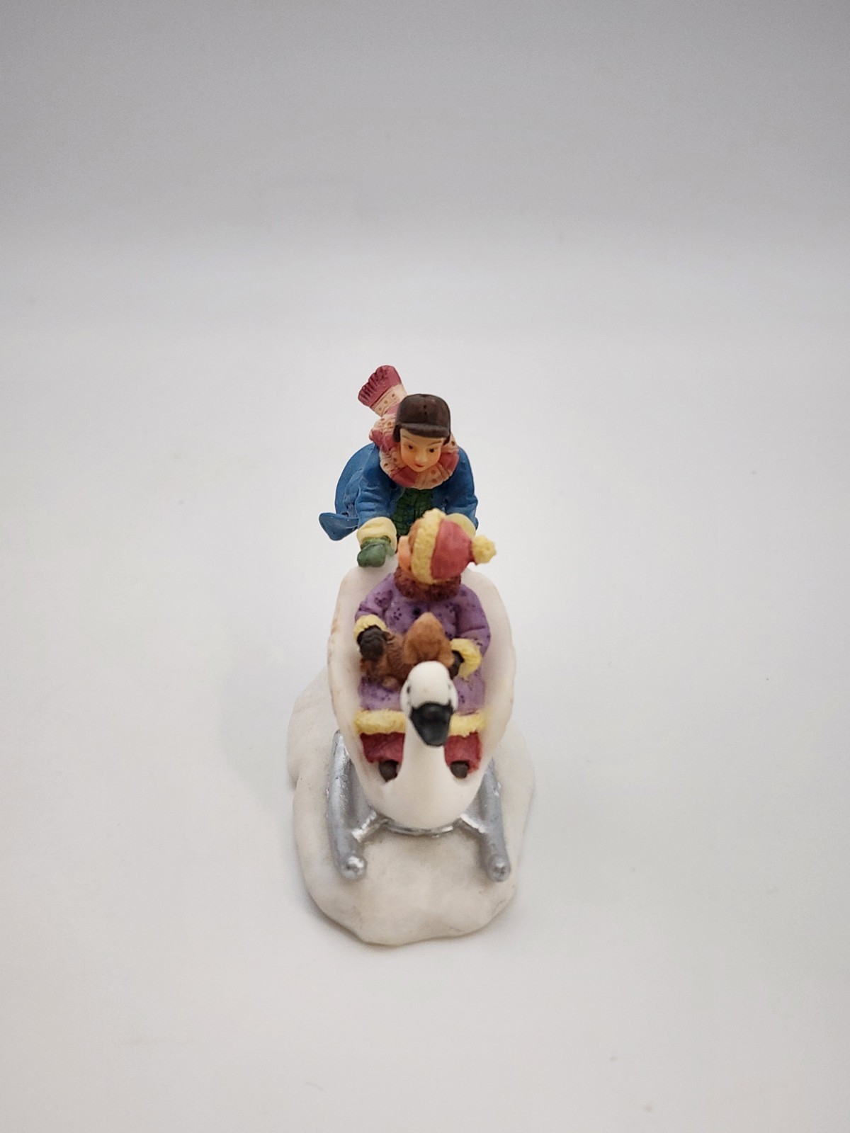 Christmas Village Accessories Here We Go Sledding Lemax Village Holiday Decor