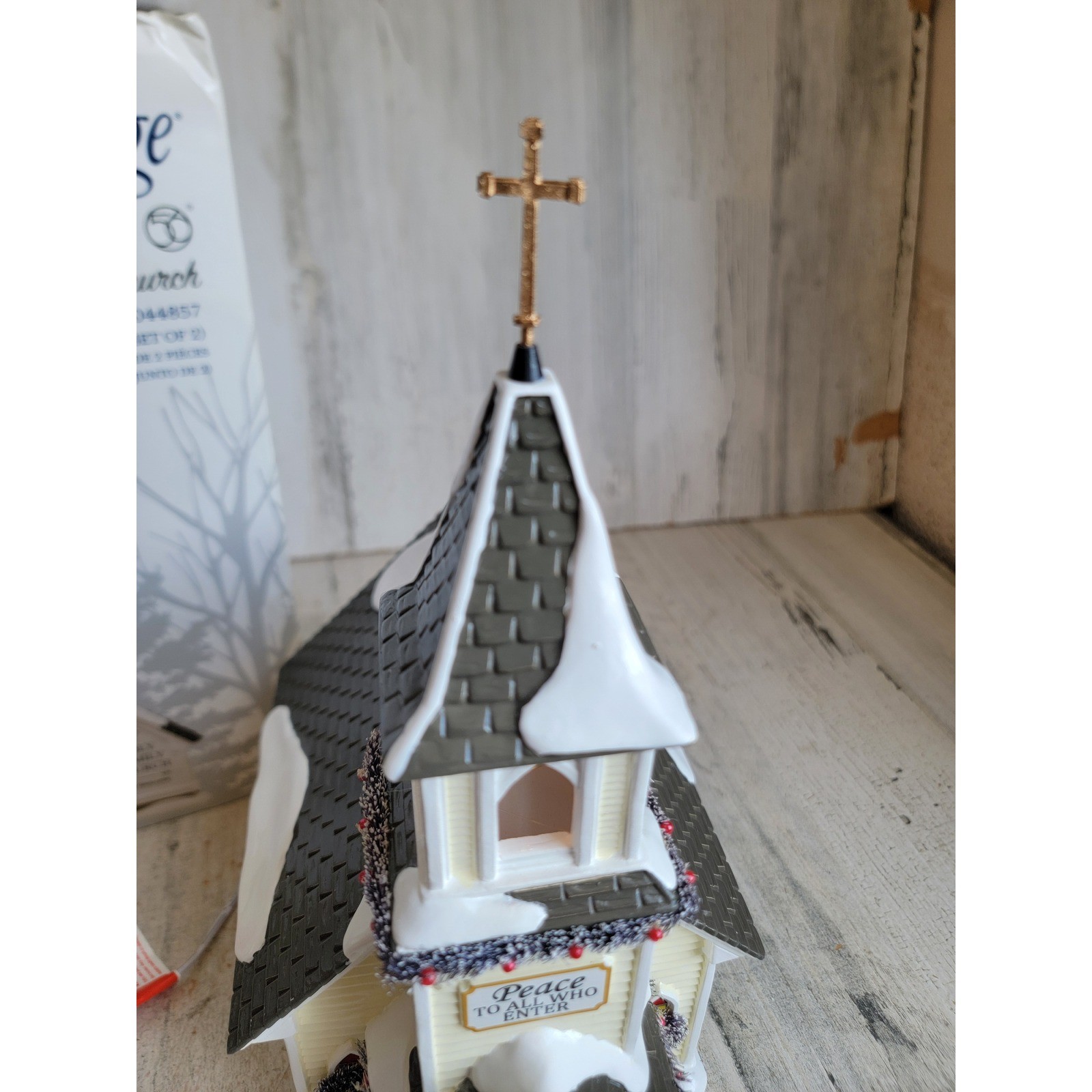 Dept 56 4044857 holy family Church Xmas Village accessory vintage home