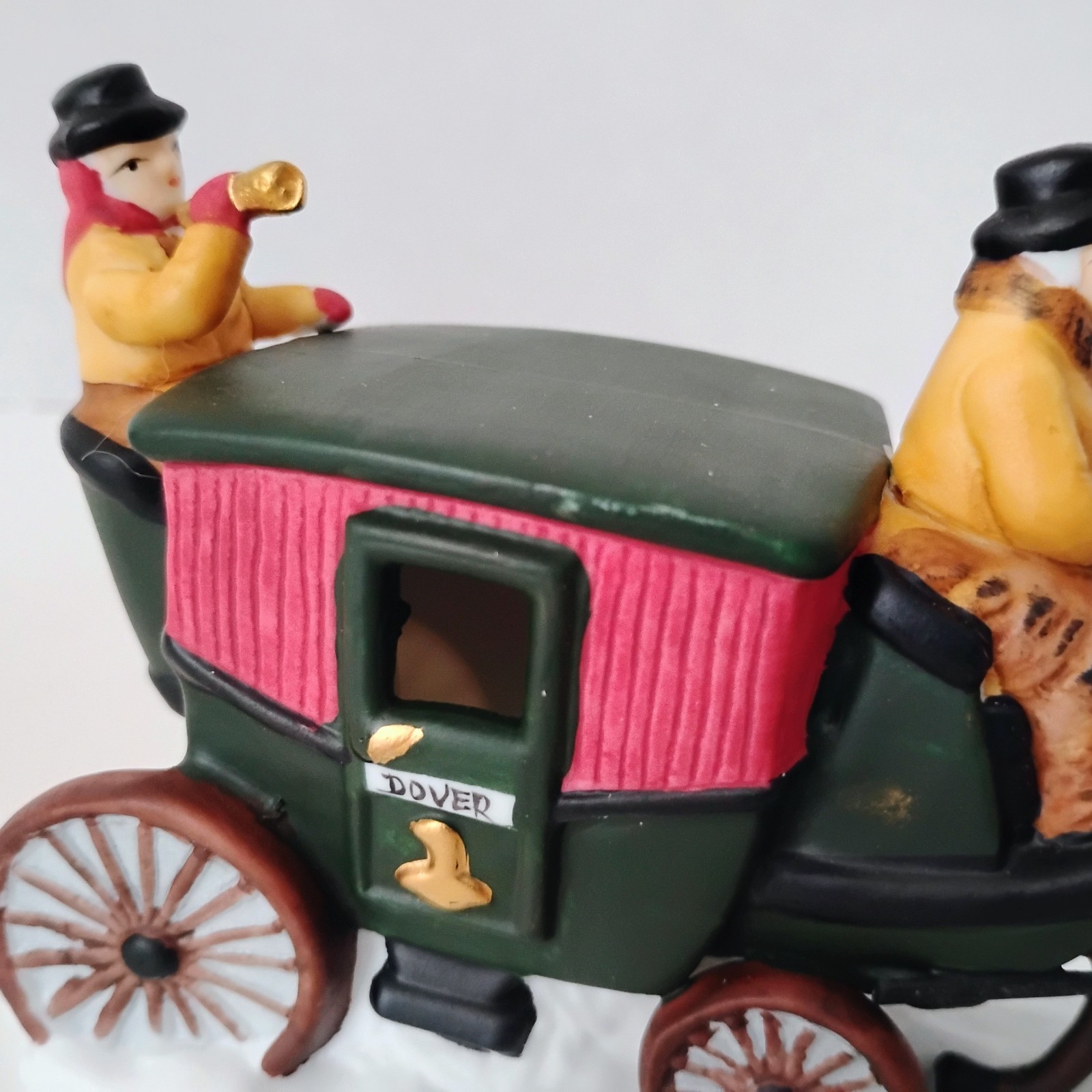 Dept. 56 Dickens Dover Coach 1987 Horse Drawn Carriage #6590-0