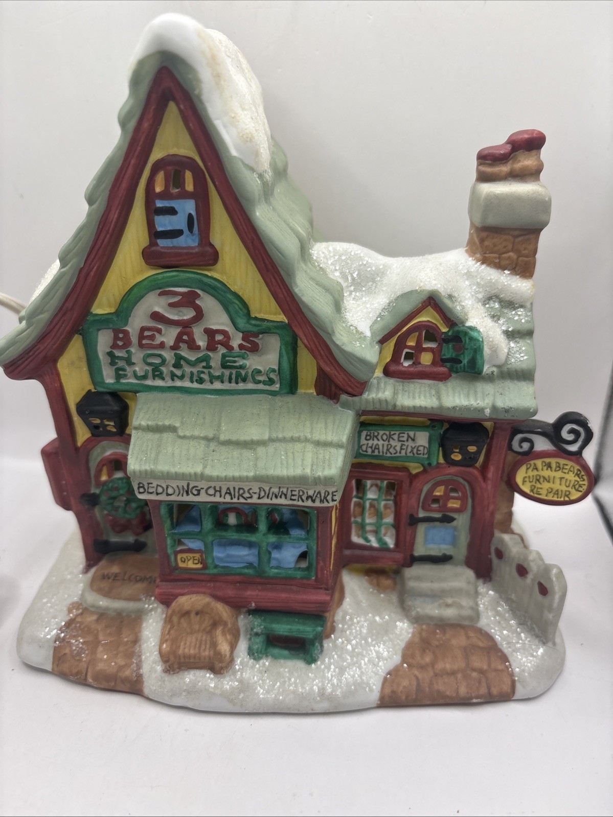 Seasonal Specialties Co 1997 The Furniture Shop Retired Highest Quality Building