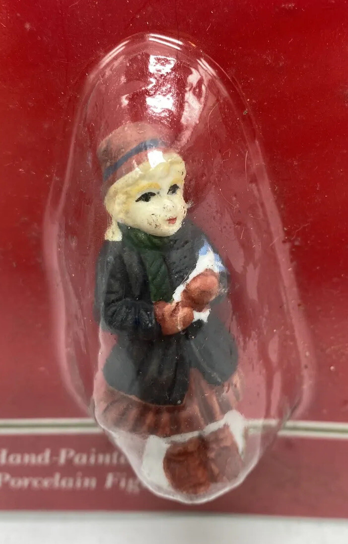 Dickens Collectables Christmas Village Accessory GIRL FIGURINE Dollhouse F13