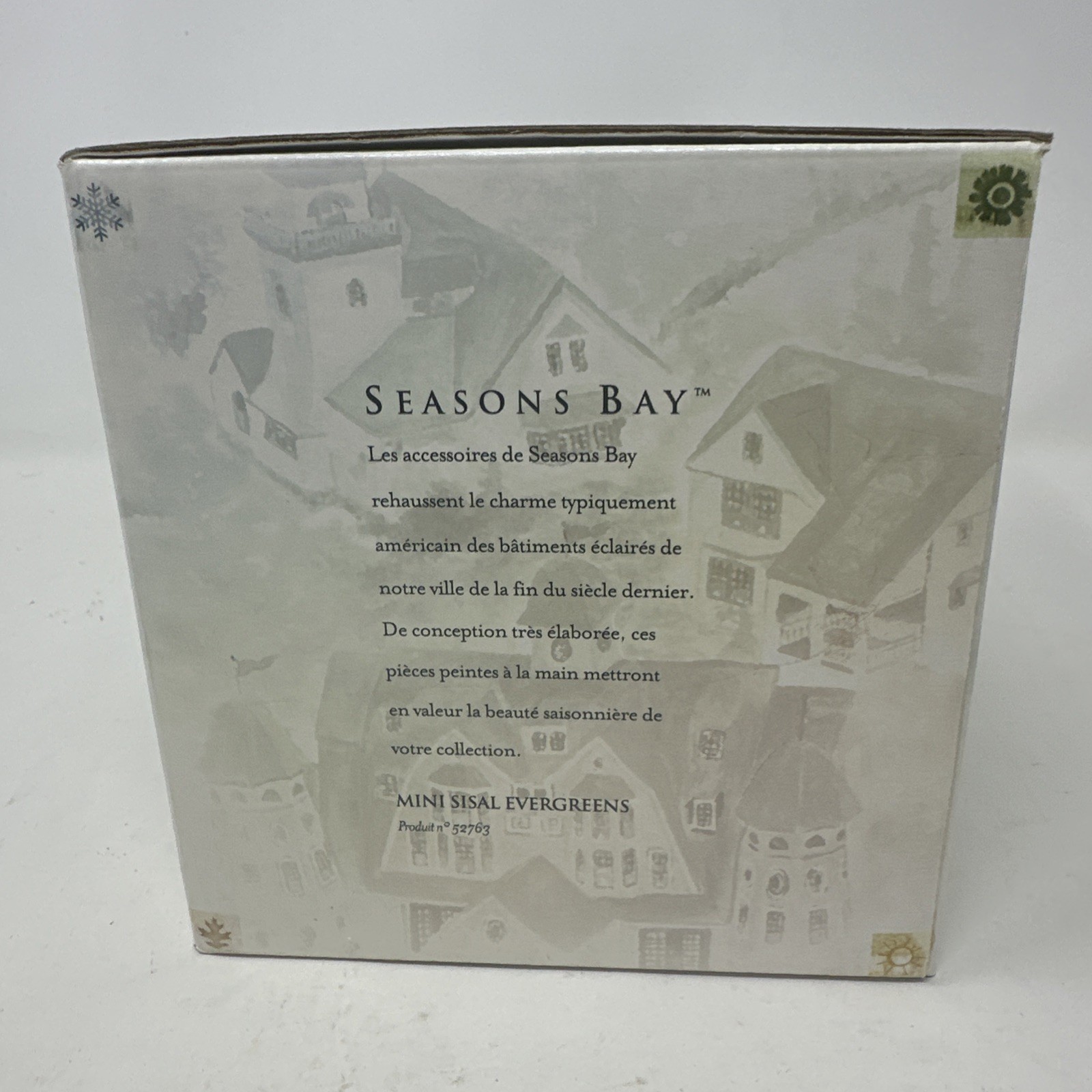 Lot Of 12 Department 56 Seasons Bay Mini Sisal Evergreens Tree (4 missing Base)