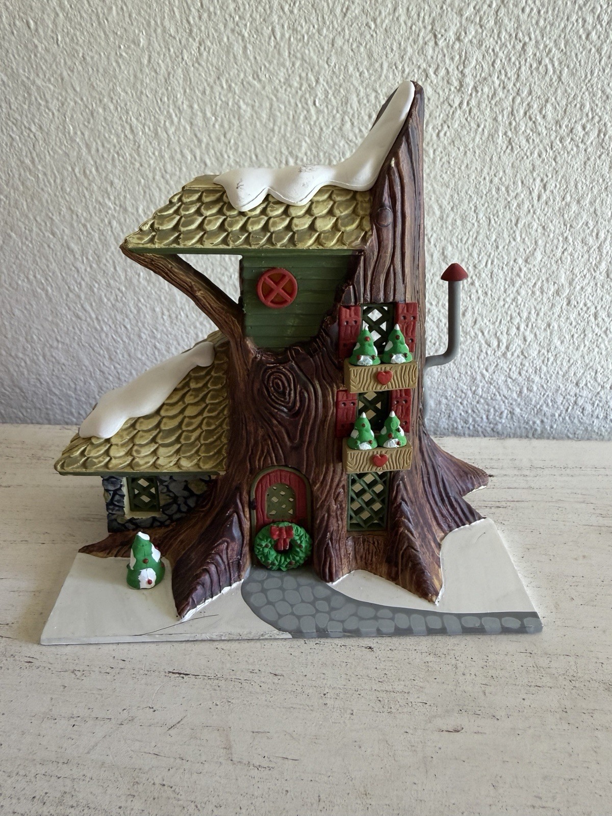 Dept 56 Hide-A-Way Doctor’s Hollow Christmas Village No Bird