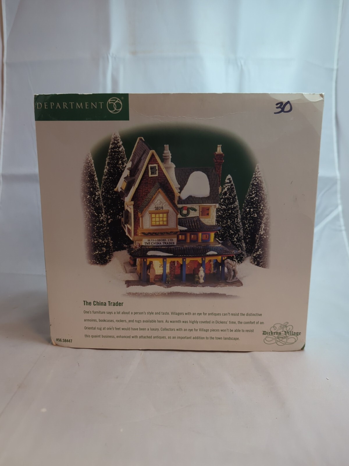 NM~Department 56~THE CHINA TRADER~Dickens’ Village~#56.58447