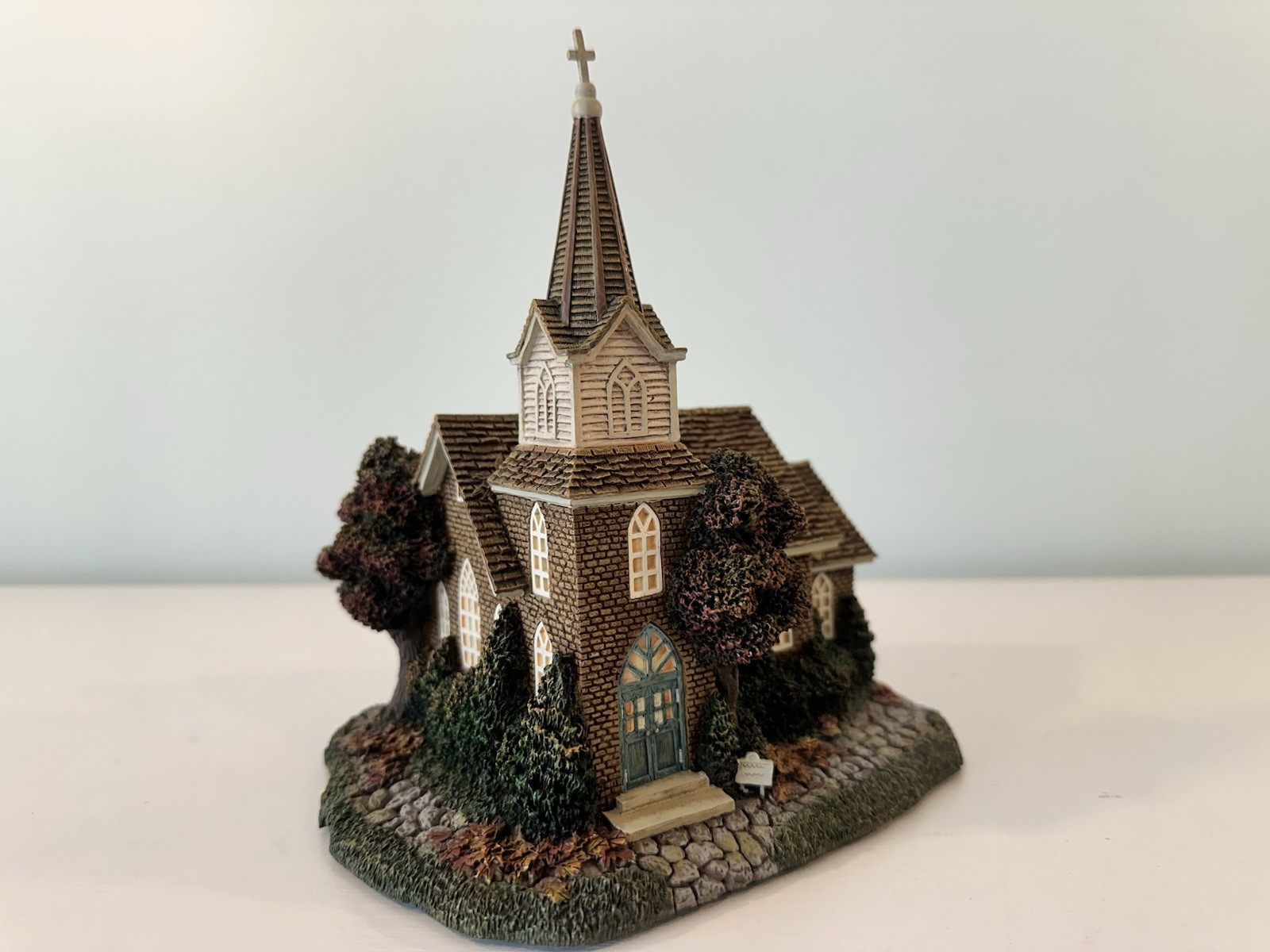 Hawthorne Village – Terry Redlin Autumn Village Sunday Morning Church