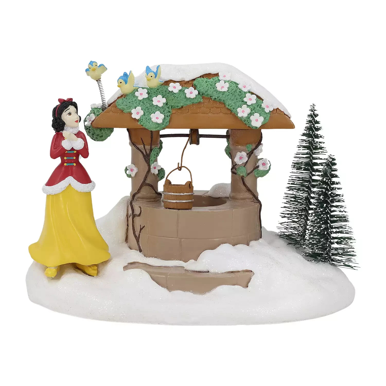 SNOW WHITE WISHING WELL Disney princess St Nicholas Square Christmas village NEW