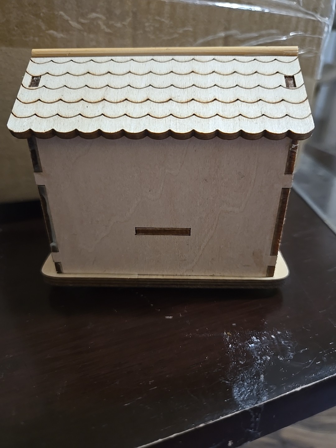 LED Wooden House Table piece Kurt Adler 3.5″