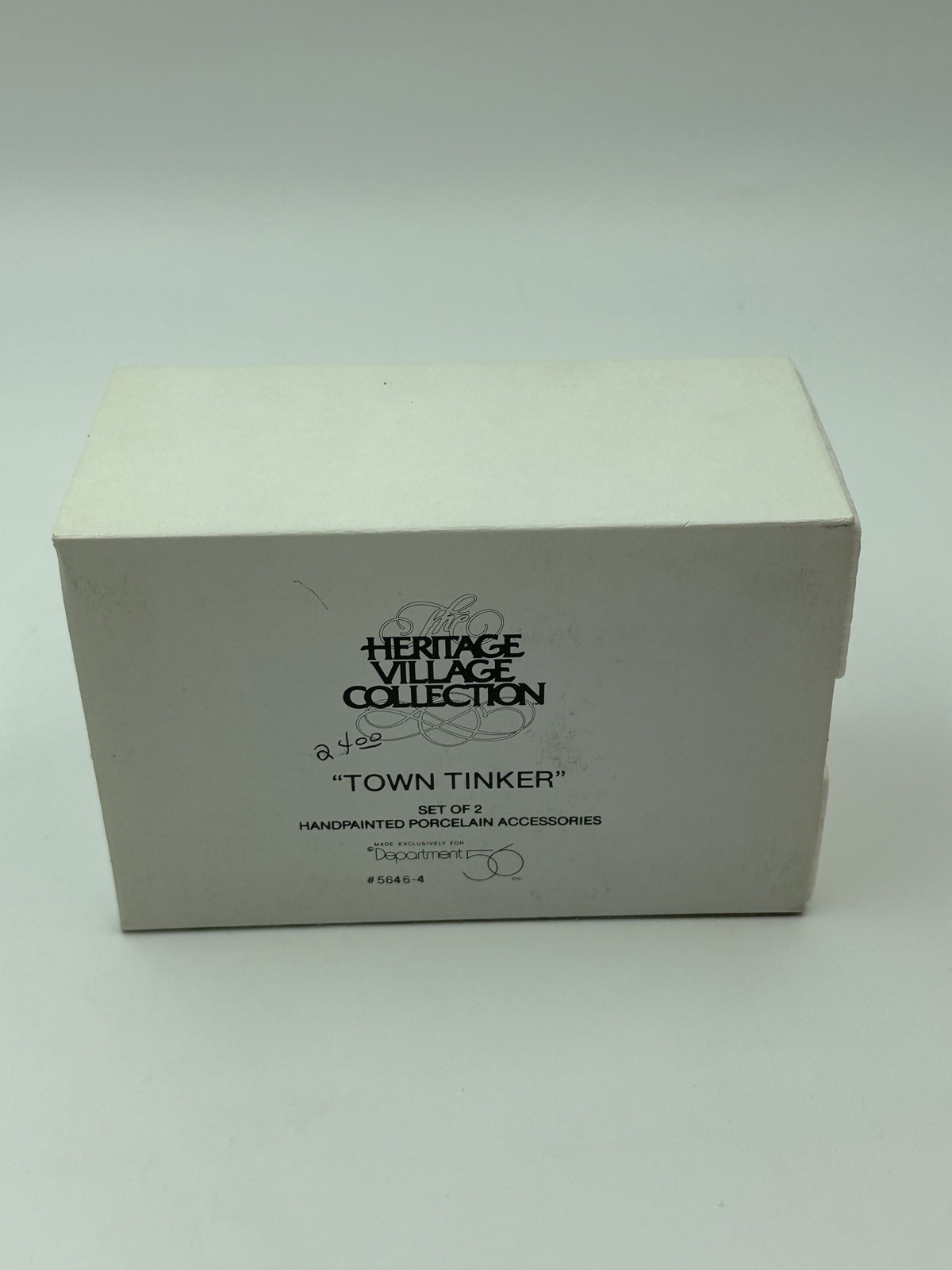 Dept 56 Heritage Village Collection “Town Tinker” #5646-4 New In box Vintage