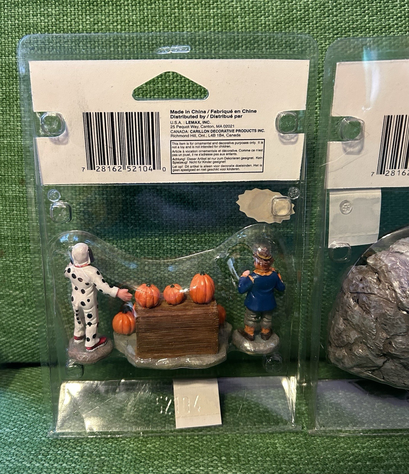 Lemax Spooky Town Lot of 3 Sets Dragon Witch Jack O Lantern 2005 New Retired NOS