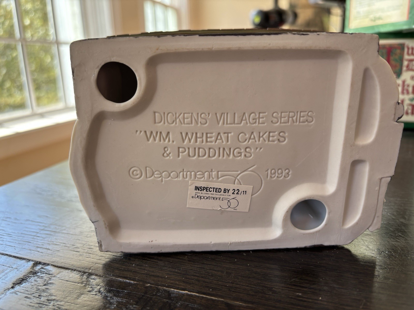 RETIRED Department 56 Dickens Village – ” WM Wheat Cakes & Puddings”#5808-4