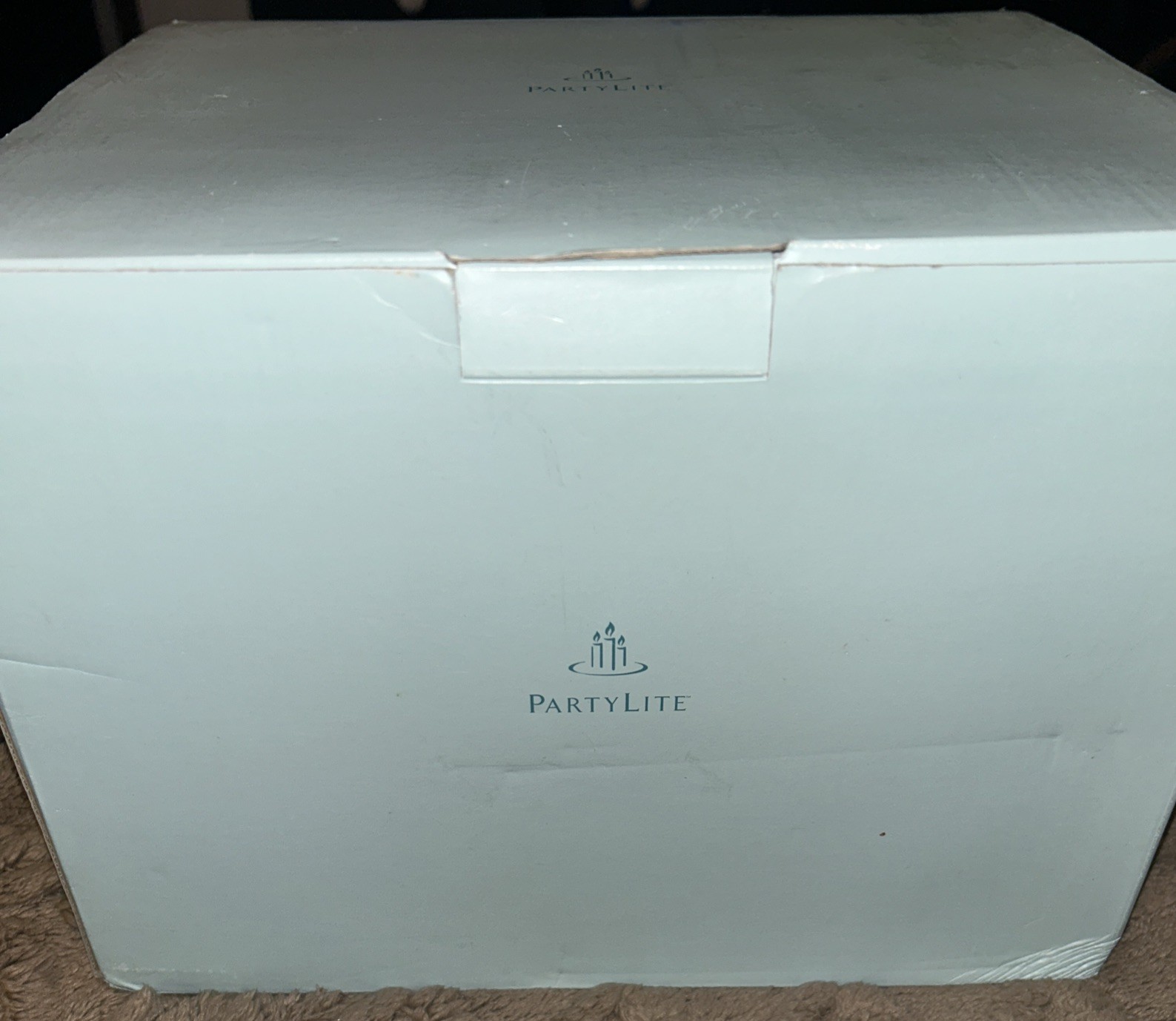 Vintage Olde World Village Candle Shoppe Partylite Exclusive Tea Light #1 NIB