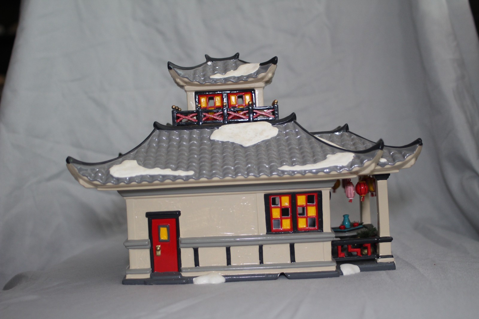 Dept 56 The Original Snow Village LUCKY DRAGON CHINESE RESTAURANT w/ Box