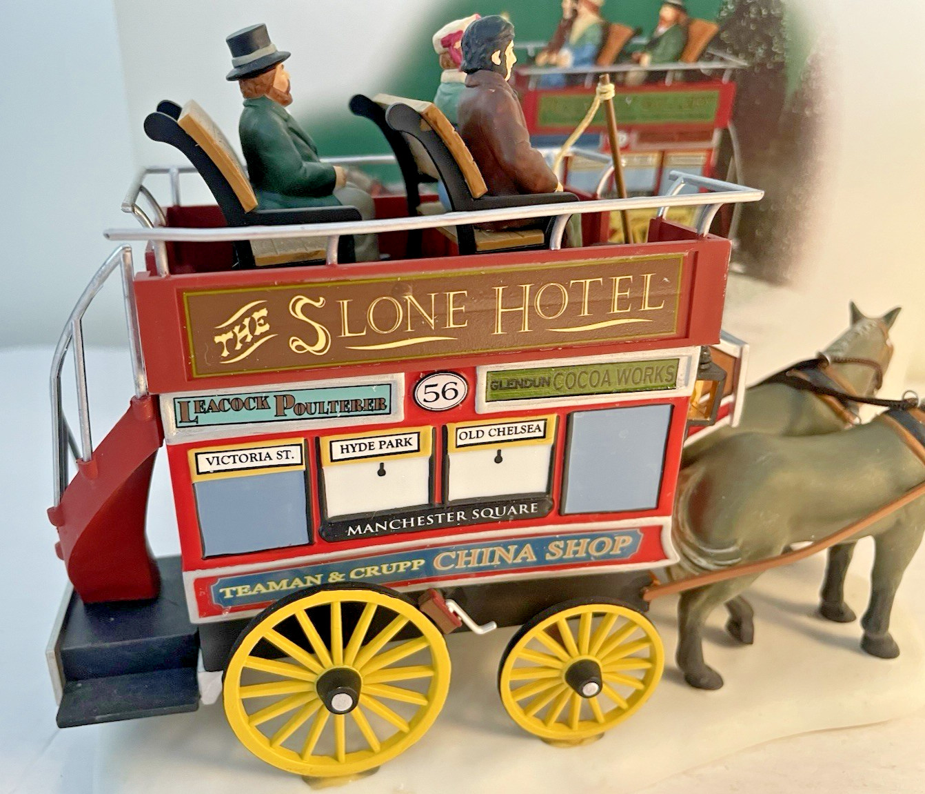 Department 56 Heritage Village Horse Drawn Omnibus Christmas Carriage Dickens