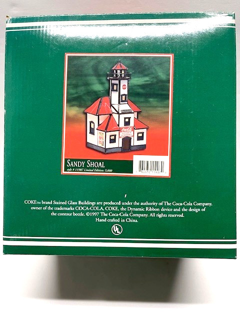 Coca-Cola-Stained Glass Buildings Produced by Forma Vitrum “Sandy Shoal” NEW