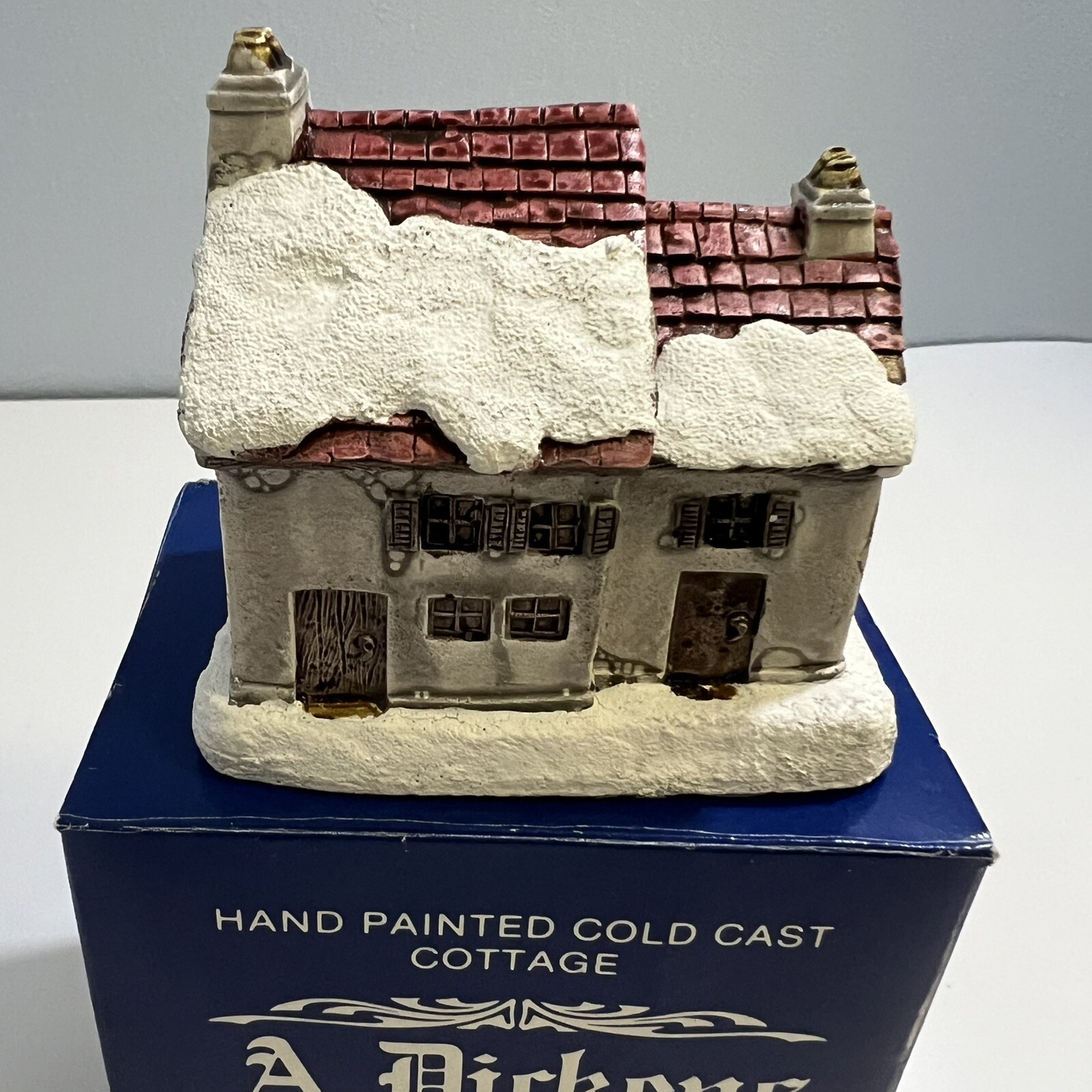 A Dickens Christmas Collection Butcher Shoppe 1988 RSVP Vtg Miniature Cottage